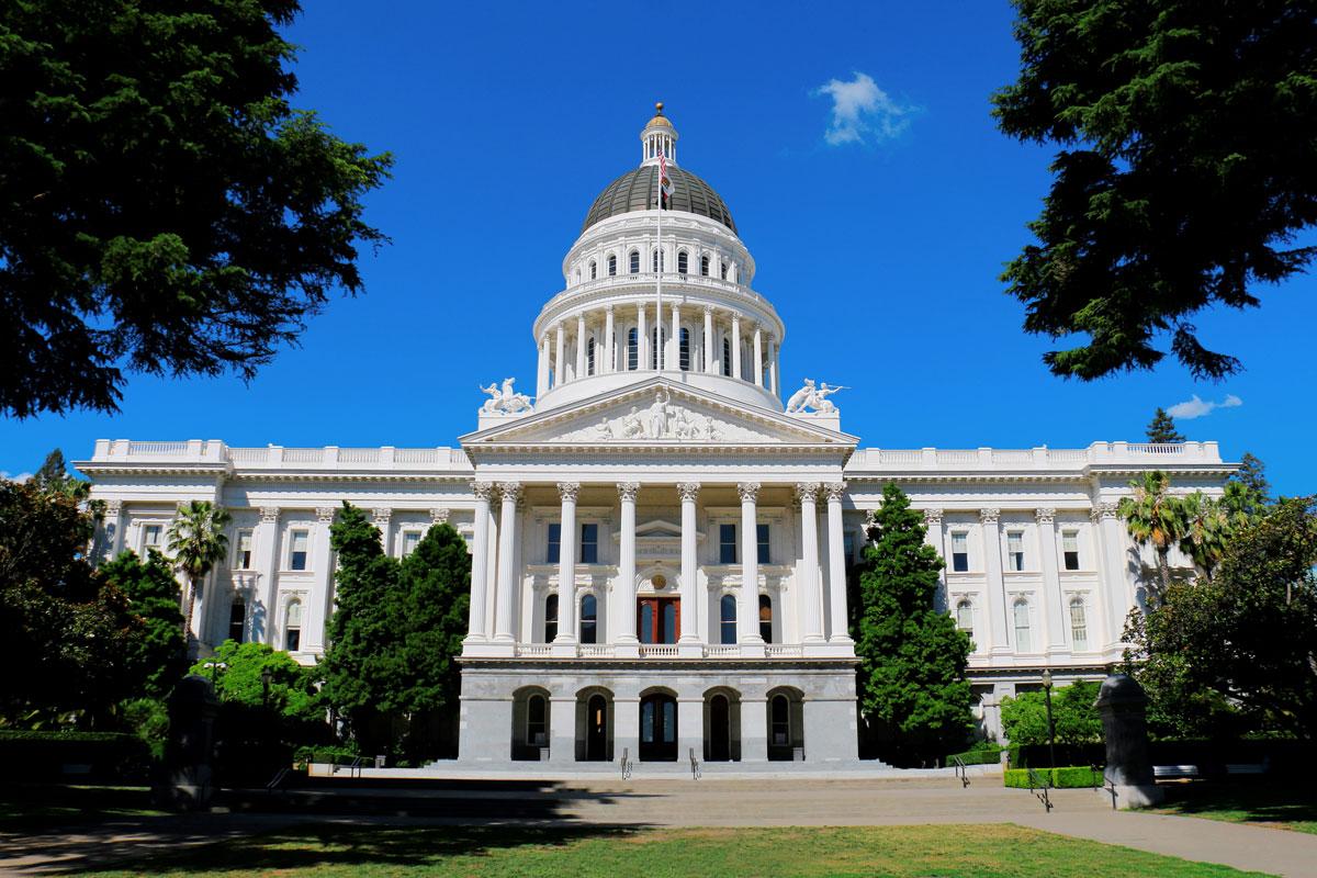 California State Capitol building.